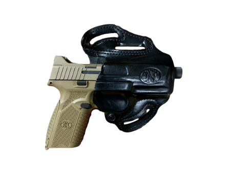FN 510 DESANTIS SPEED SCABBARD CARRY LEATHER HOLSTER - LEFT